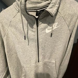 Nike half zip hoodie